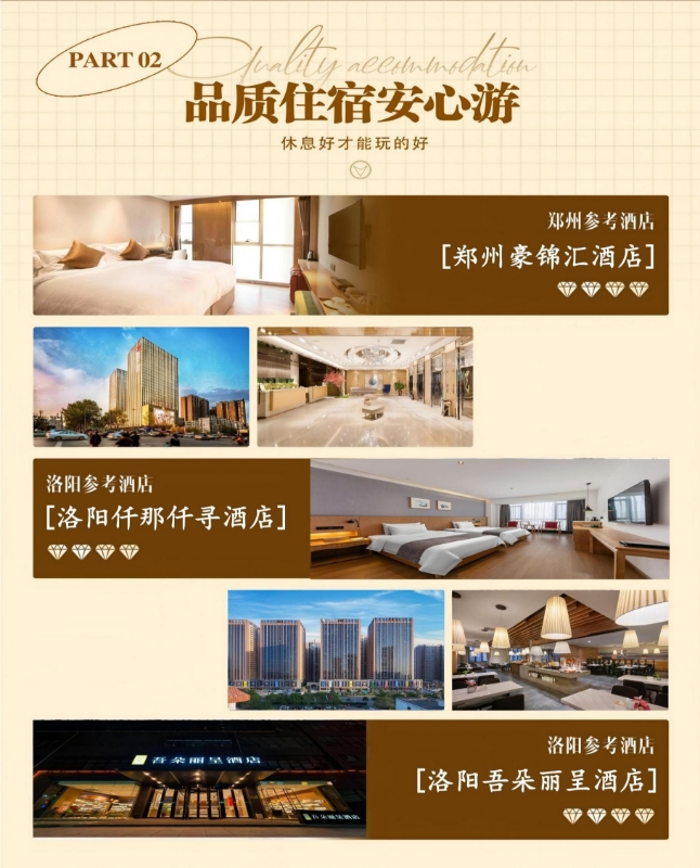 趣阅河南 5 天4晚 | 开封清明上河园+洛阳龙门石窟+老君山+少林寺+洛邑古城（4月含牡丹园）